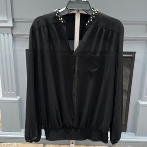 Torrid Sheer Blouse